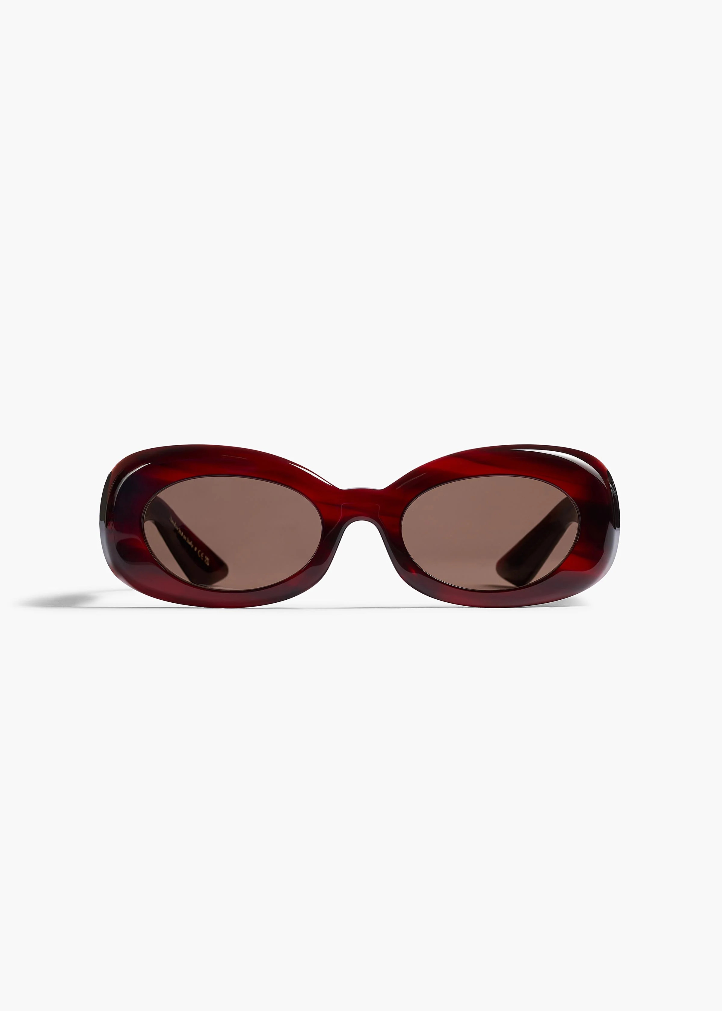 KHAITE - Khaite X Oliver Peoples 1992C In Bordeaux Bark And Brown | Khaite