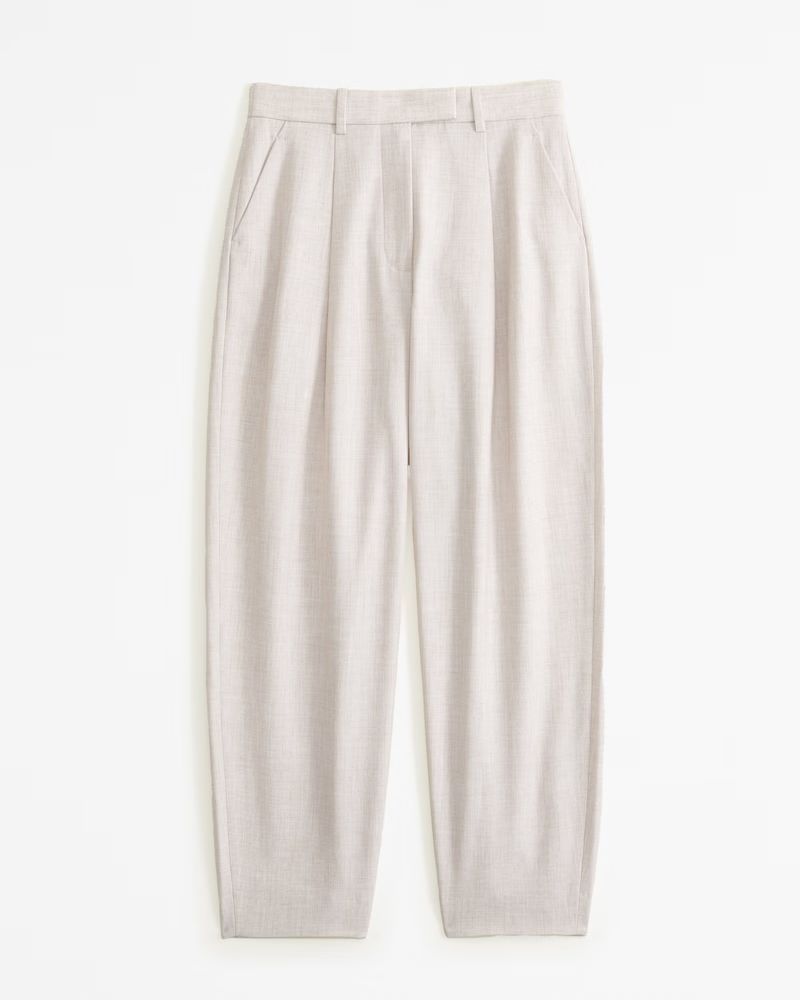 Ankle Grazing Tapered Tailored Pant | Abercrombie & Fitch (UK)