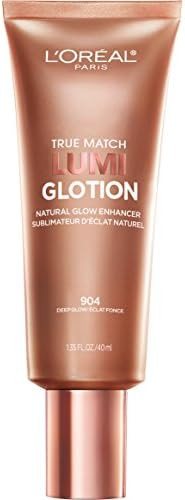 L'Oreal Paris Makeup True Match Lumi Glotion Natural Glow Enhancer Lotion, Deep, 1.35 Ounces | Amazon (US)