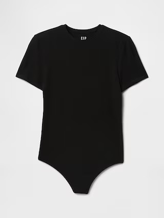 CloseKnit Jersey T-Shirt Thong Bodysuit | Gap (US)