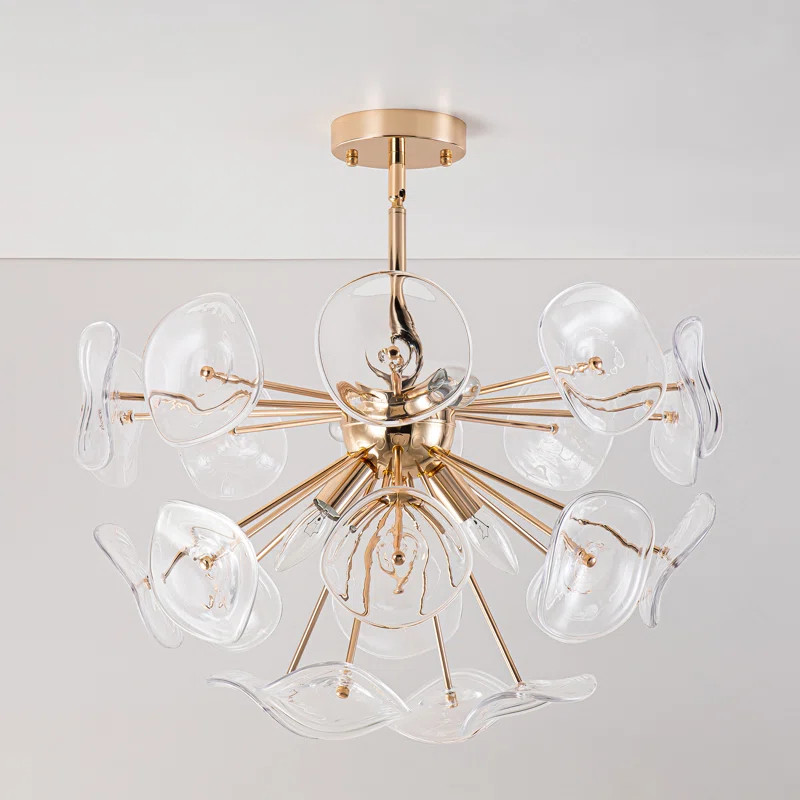 Colstrip Starburst Semi Flush Mount | Wayfair North America