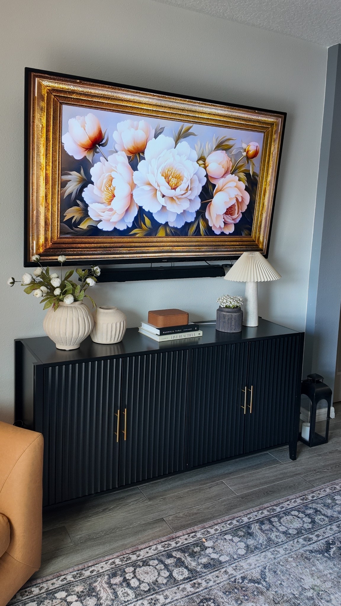 Living room 
Console TV

#LTKSpringSale #LTKHome #LTKSaleAlert