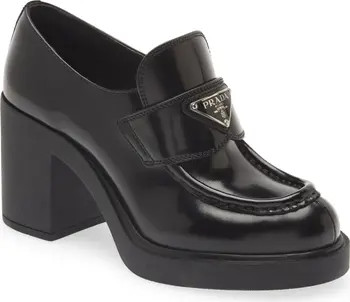 Prada Chocolate Platform Loafer | Nordstrom | Nordstrom
