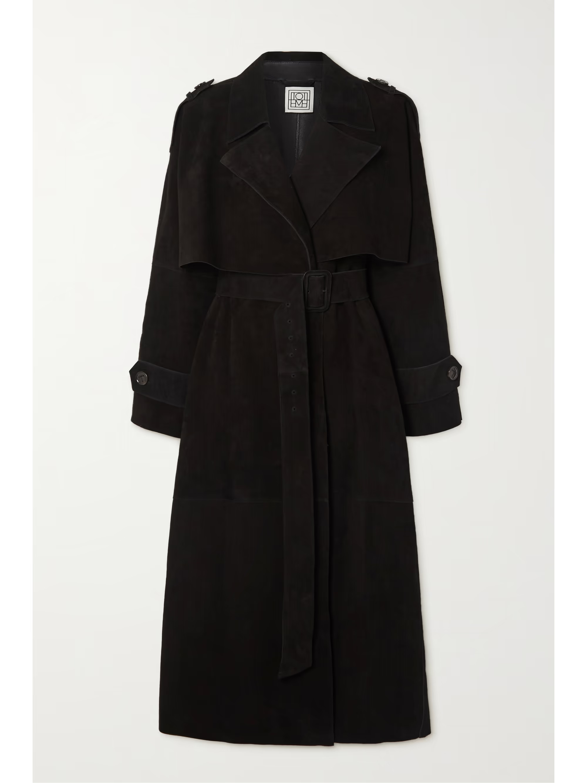 Belted suede trench coat | NET-A-PORTER (UK & EU)