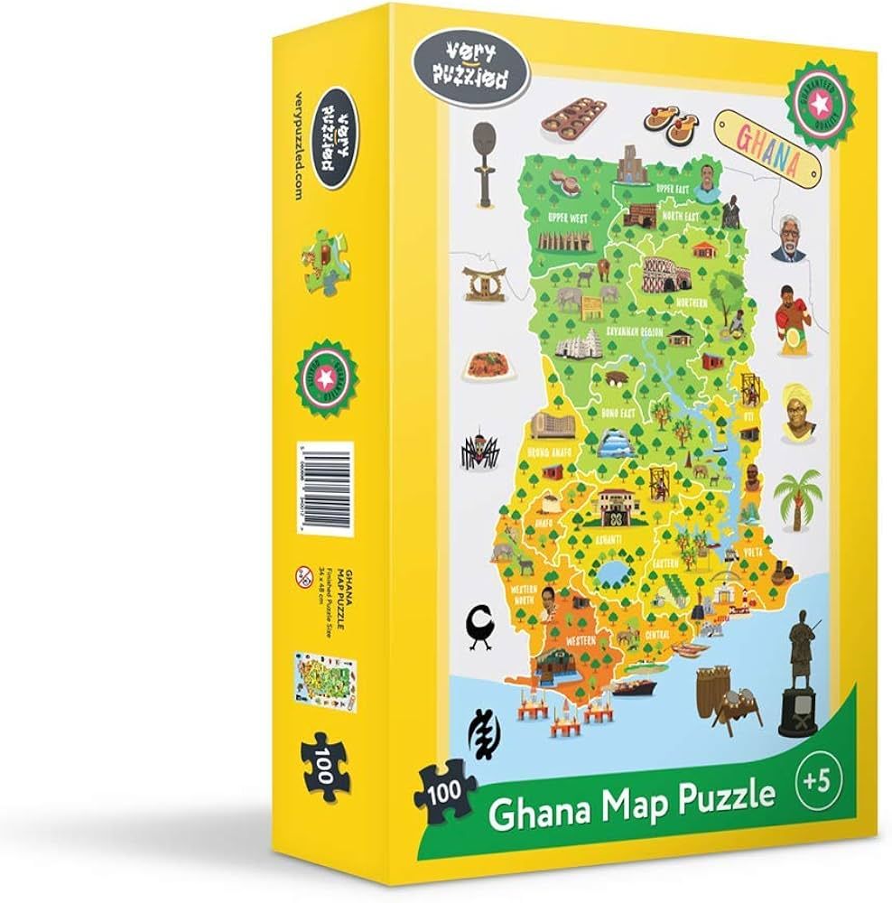 Ghana Map Puzzle (100 Pieces) | Amazon (US)