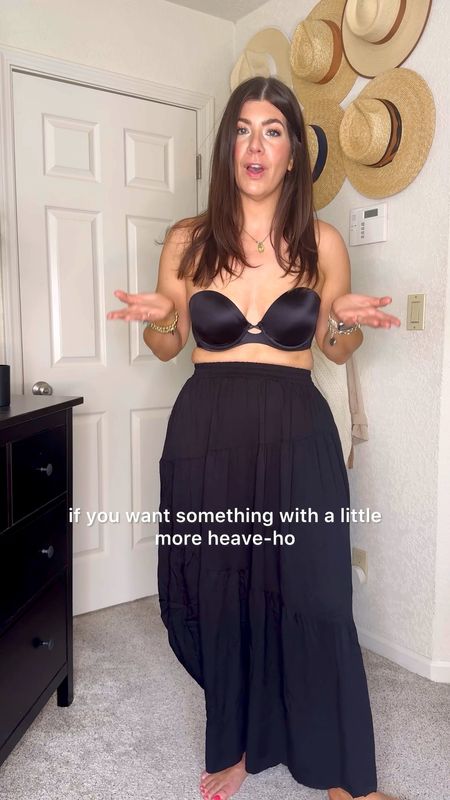 Strapless bras that work for smaller chests!
Fit tips: 
VS- sized up in the cup
Maiden form- sized up in the band
Wacoal- true to size
Aerie- sized up in the band
Skirt is a medium 

#LTKmidsize #LTKfindsunder50 #LTKstyletip
