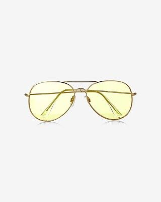 Express Womens Aviator Sunglasses | Express