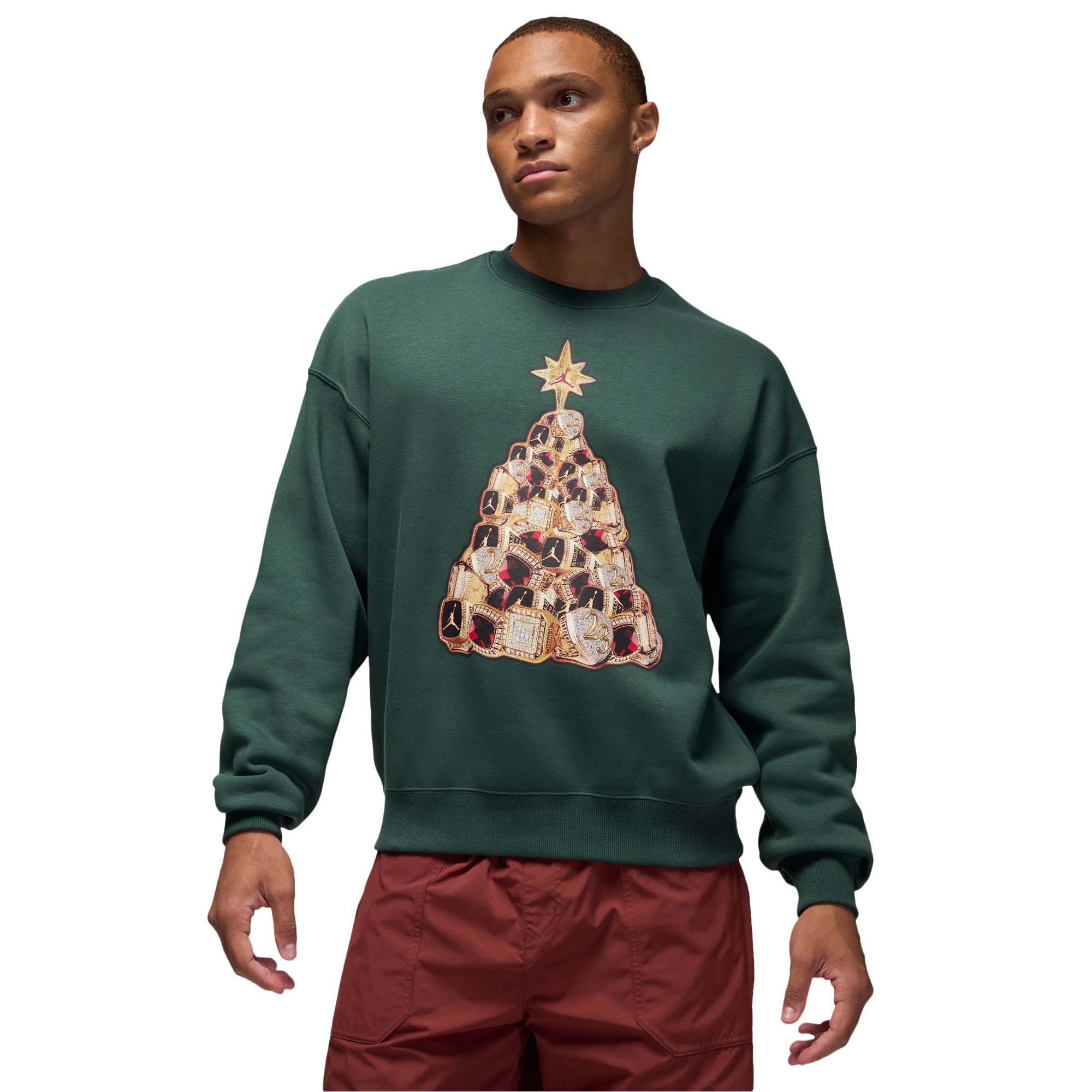 Jordan Brooklyn Holiday Fleece Crew | Champs Sports