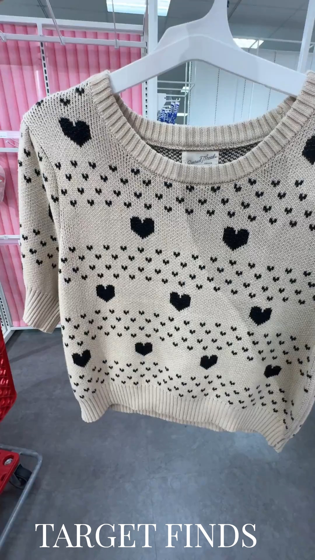 Target finds for valentines.  This sweet heart knit short sleeve sweater 

#valentines #valentinesoutfits

#LTKValentine #LTKmomlife #LTKOver40