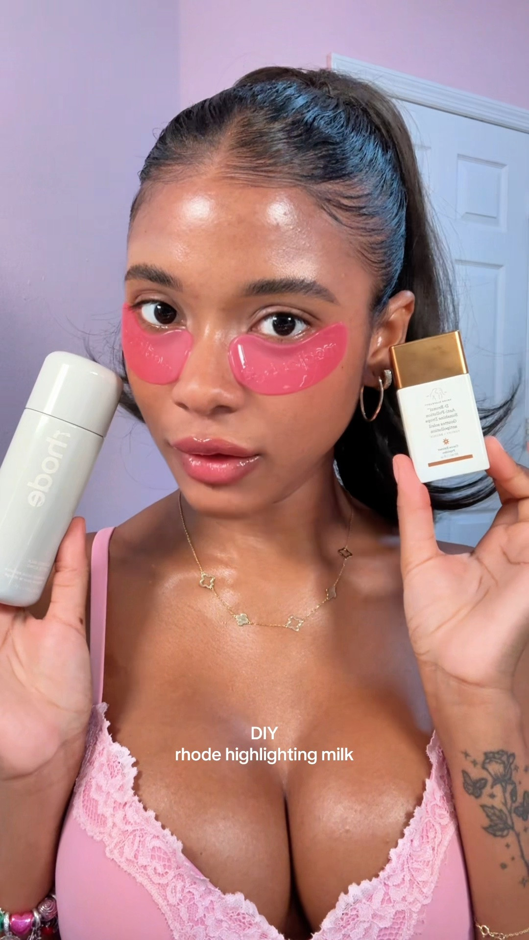 DIY rhode highlighting milk !!🥛

#LTKgrwm