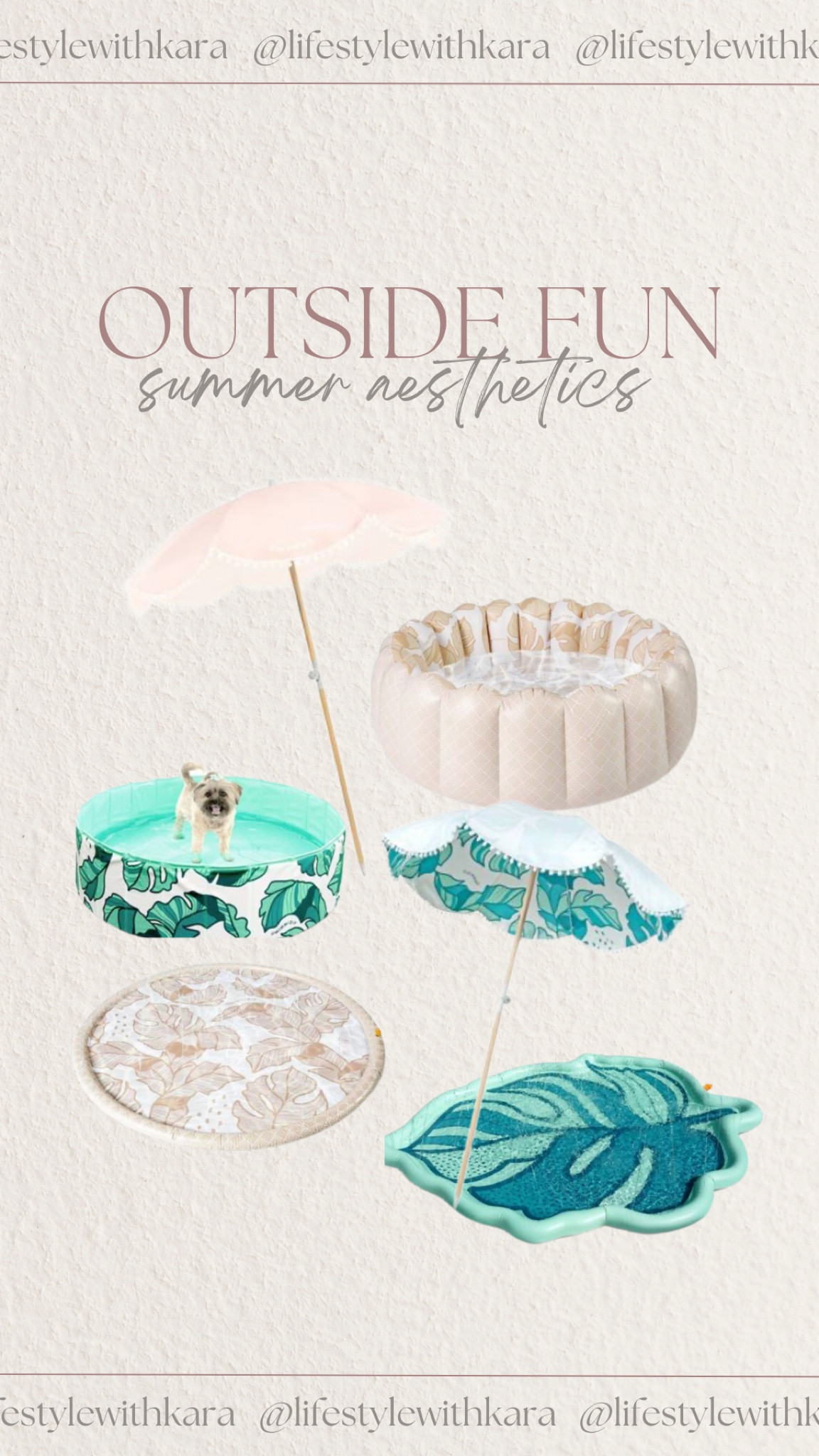 Summer aesthetically pleasing outside play!


#LTKswim #LTKSeasonal