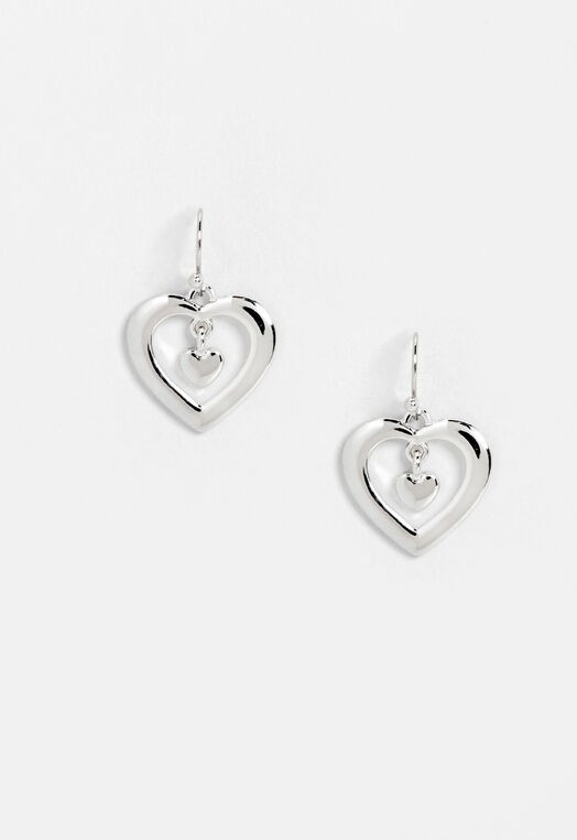 Heart Drop Earrings - CBK Web Store | Christopher & Banks (US)