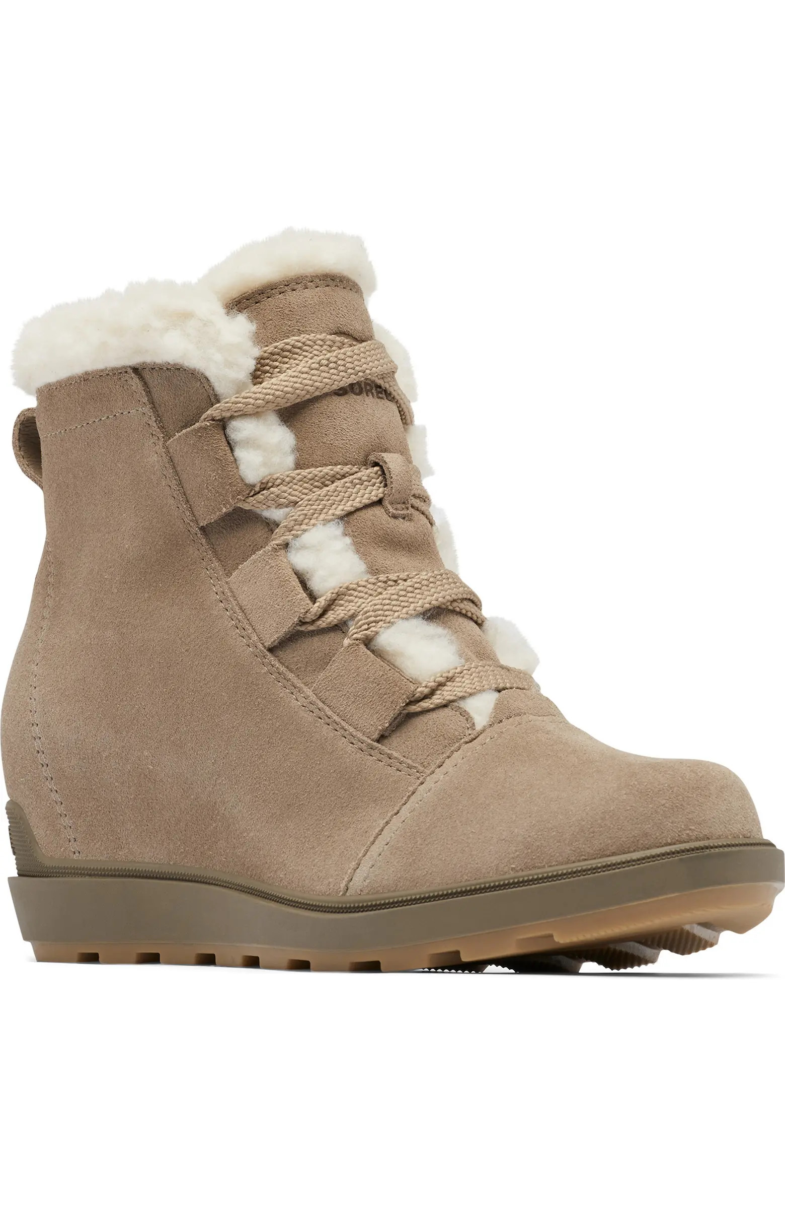 Evie II Cozy Waterproof Wedge Bootie (Women) | Nordstrom