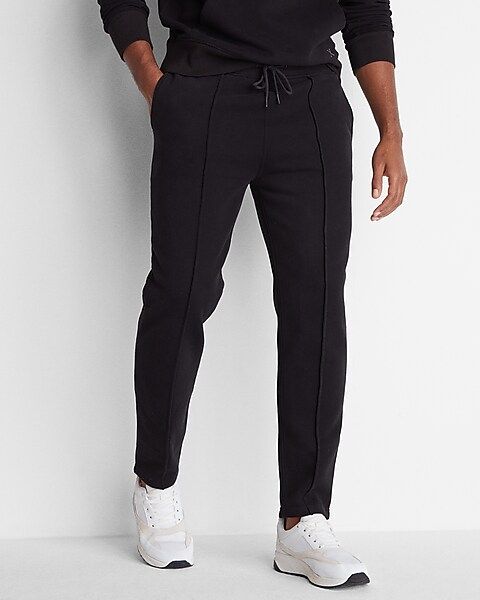 Solid Fleece Pintuck Joggers | Express