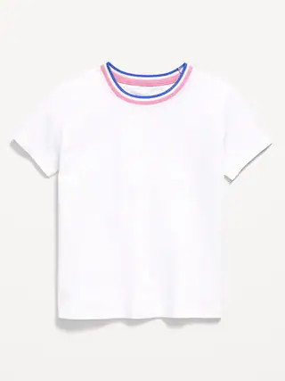 Softest Short-Sleeve T-Shirt for Girls | Old Navy (US)