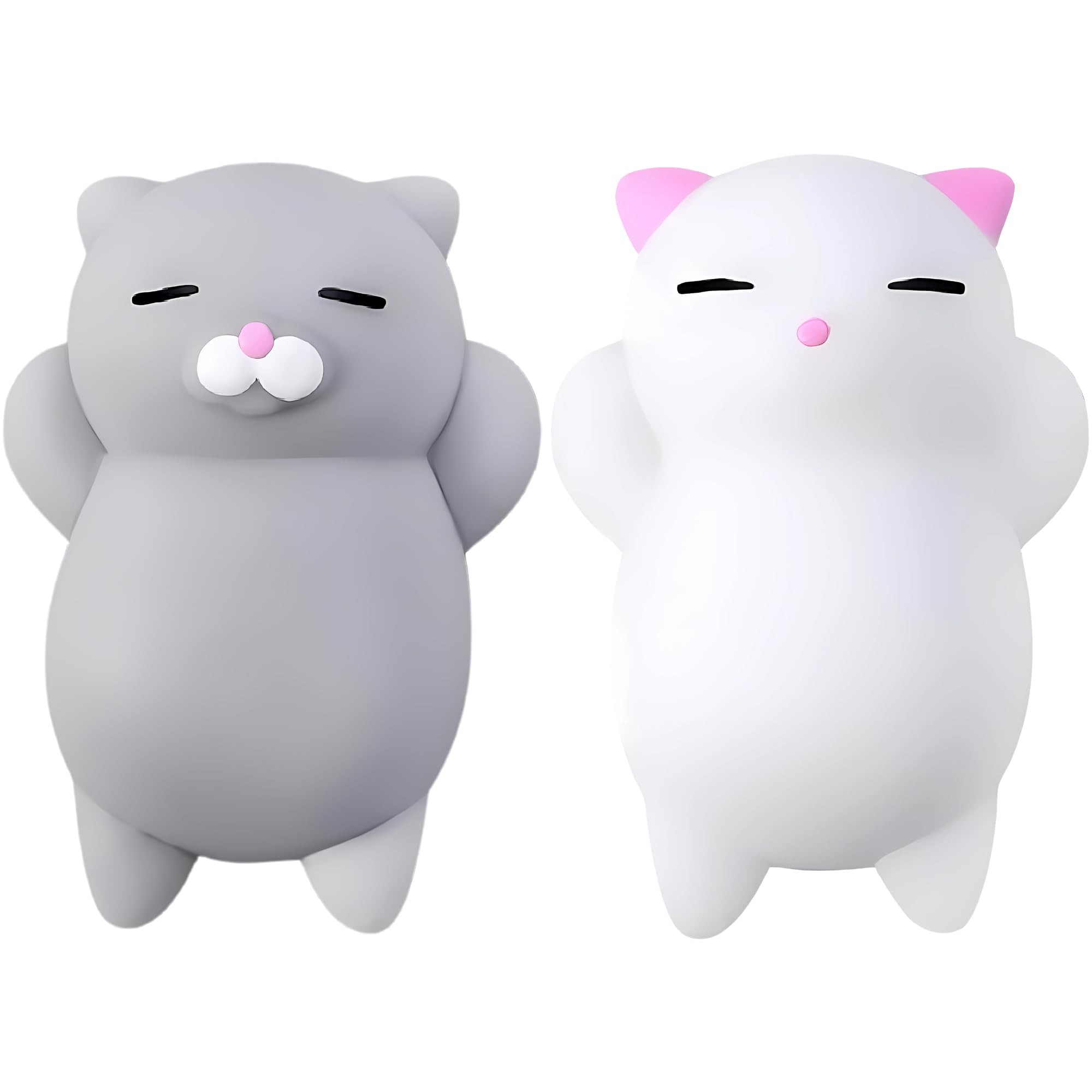 Nutty Toys Squishy Cat Set - 2" Soft Silicone Kawaii Kitties, Top Stress Relief Toy 2025 Unique G... | Amazon (US)