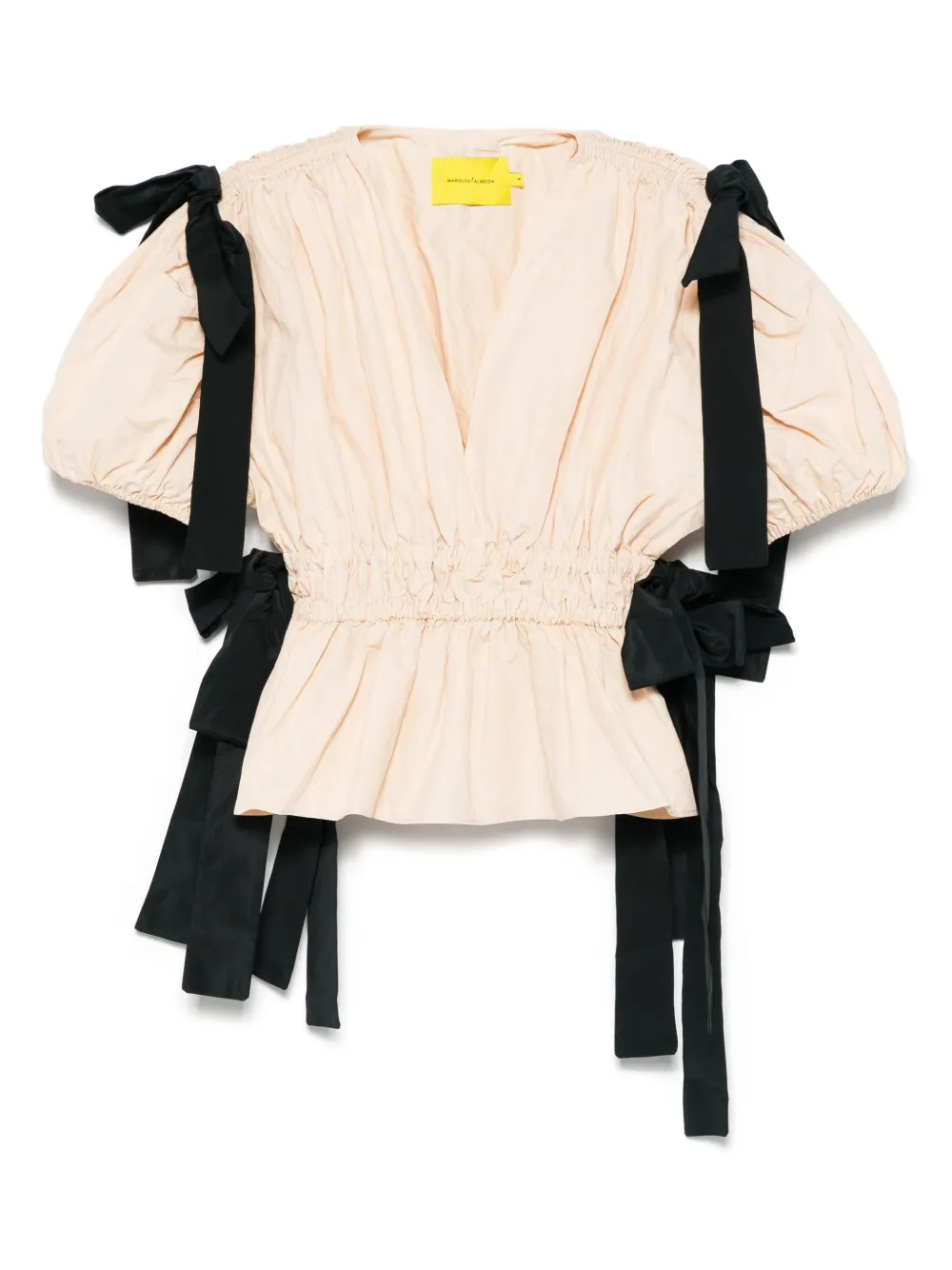 Marques'Almeida Wrinkled Blouse | Neutrals | FARFETCH | Farfetch Global