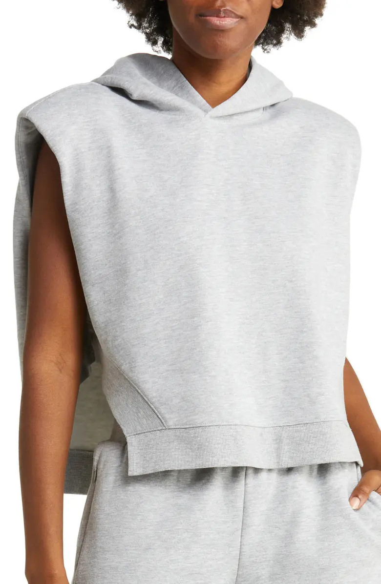 Alo Headliner Crop Sleeveless Hoodie | Nordstrom | Nordstrom