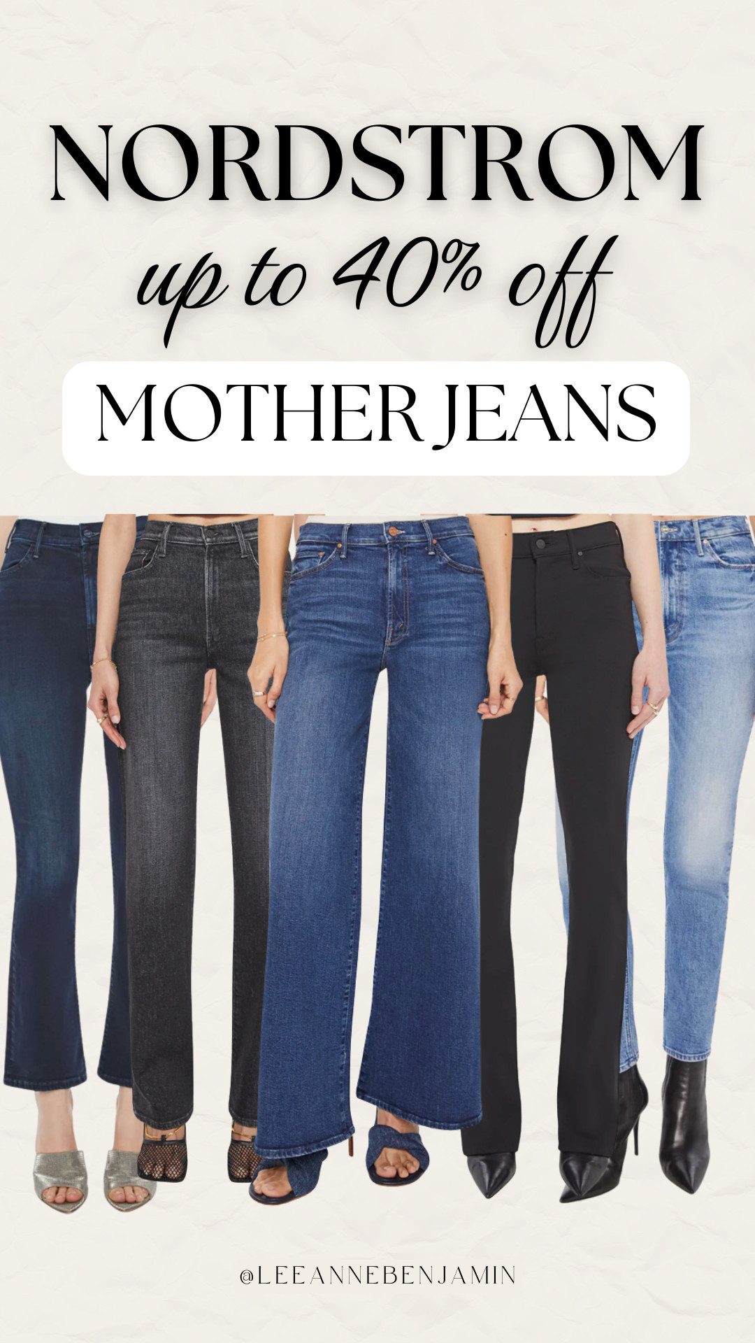 up to 40% off Mother Jeans at Nordstrom! They are higher end but so worth it! You will have them for years! 

 #LTKmomlife #LTKOver40 #LTKMidsize