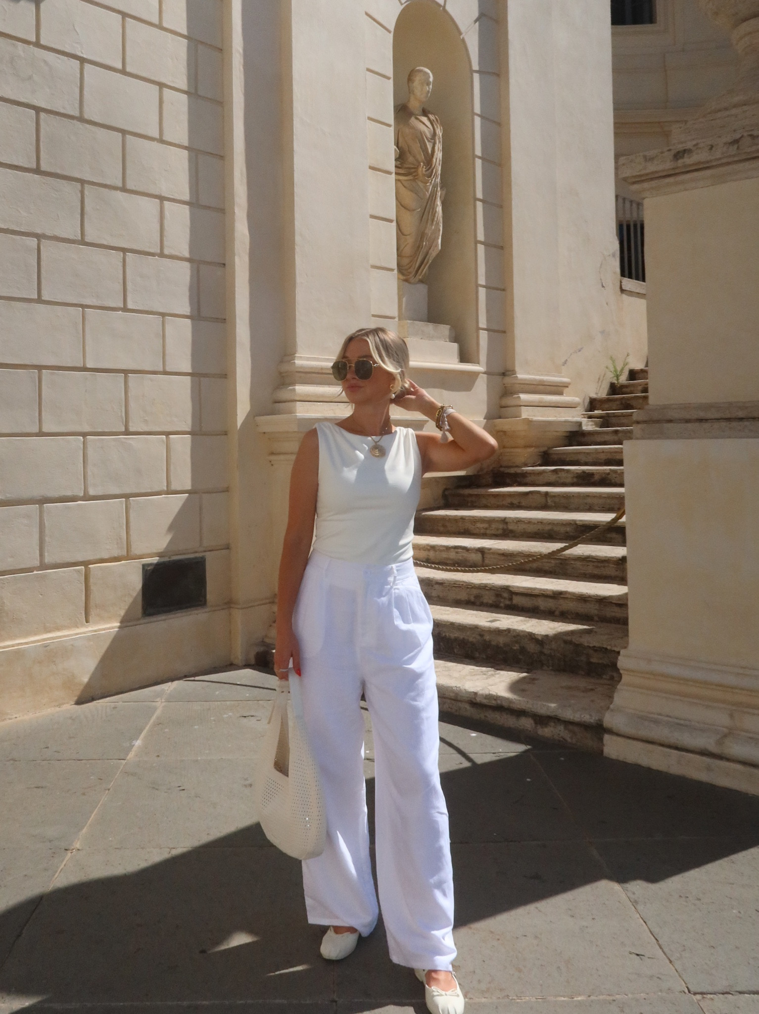 All white all year long 🤍 monochrome fits are always on trend  

#LTKWorkwear #LTKStyleTip #LTKSeasonal