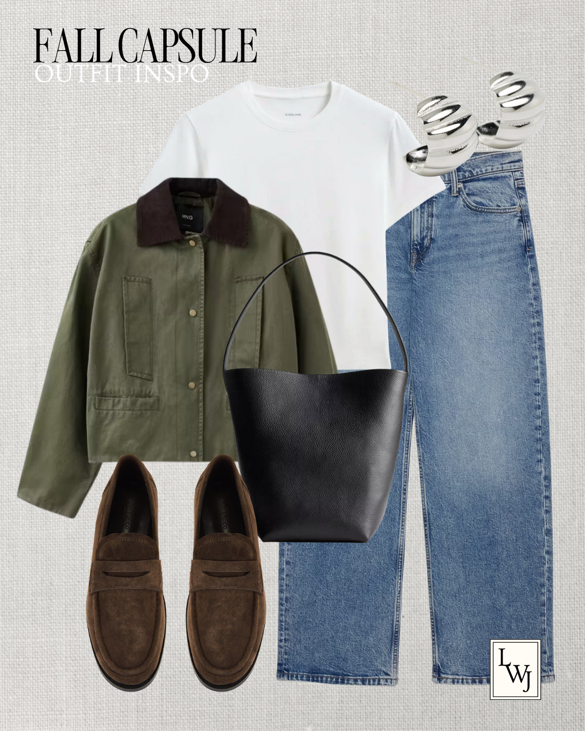 fall capsule wardrobe -- simple & polished outfit inspo fall style / fall outfits / aritzia / banana republic / jcrew / mango / varley / quince / wide leg jeans / straight leg jeans / ankle jeans / ballet flats / suede loafers / kitten heel booties / everyday leather boots / waterproof boots / matching sets / sherpa jacket / fleece jacket / adidas spezial sneakers / clog mules / bucket tote / suede tote / tory burch romy

#LTKootd #LTKSeasonal