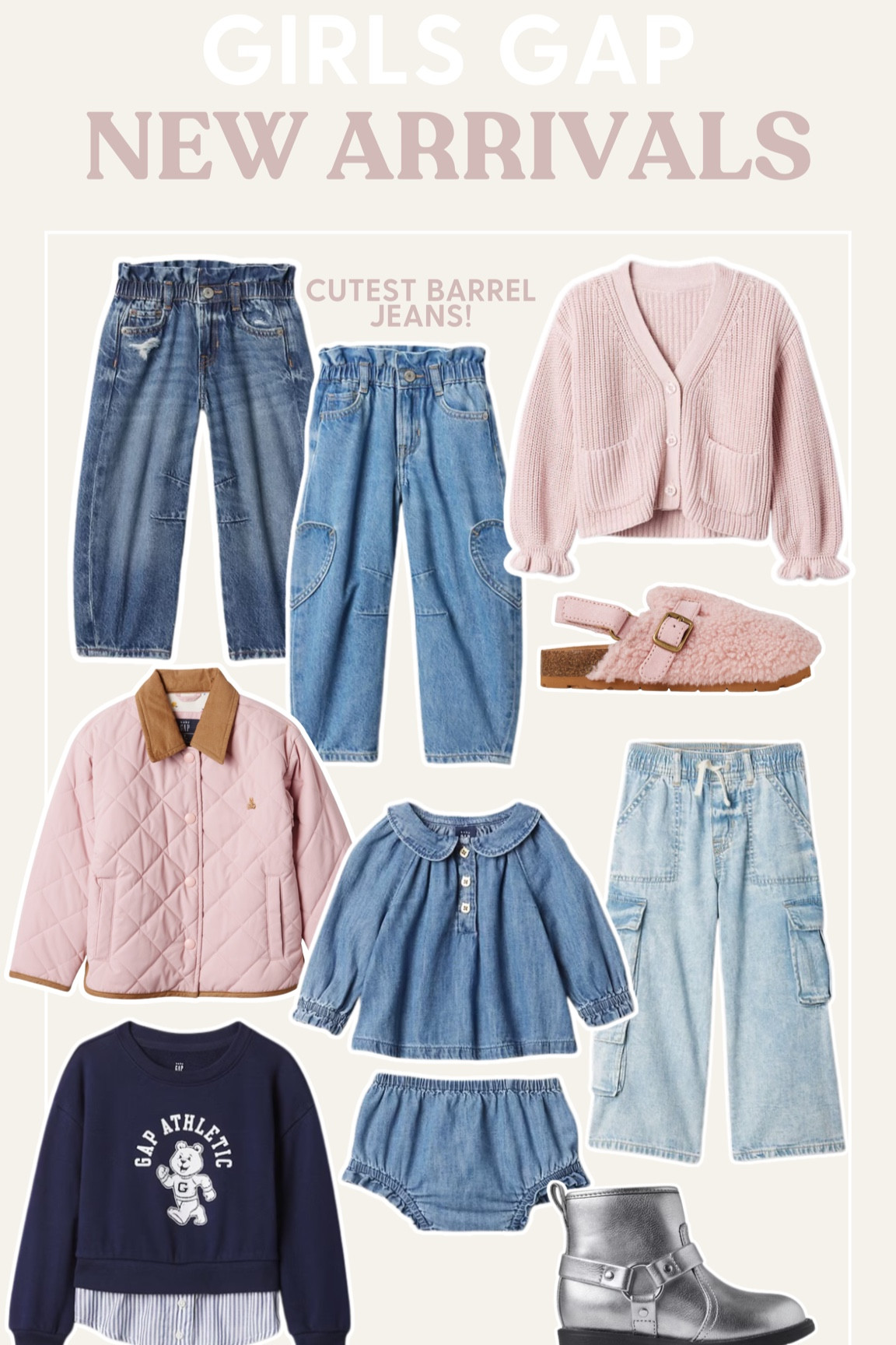 Gap kids new arrivals!

#gap #kids #babygap #barreljeans #girls

#LTKBaby #LTKKids #LTKSeasonal