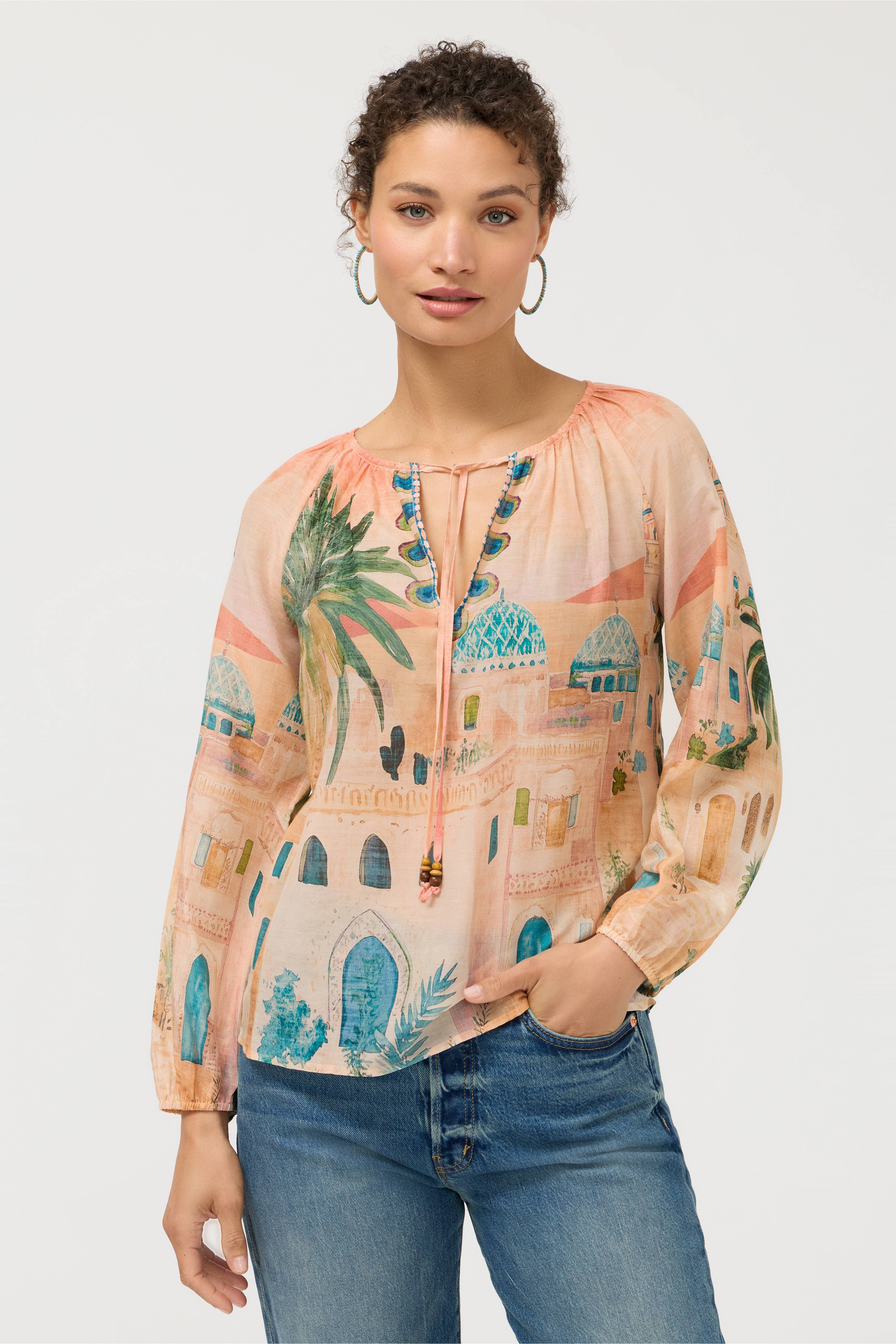LOUBELLAH BLOUSE
                                
                                    
          ... | Johnny Was