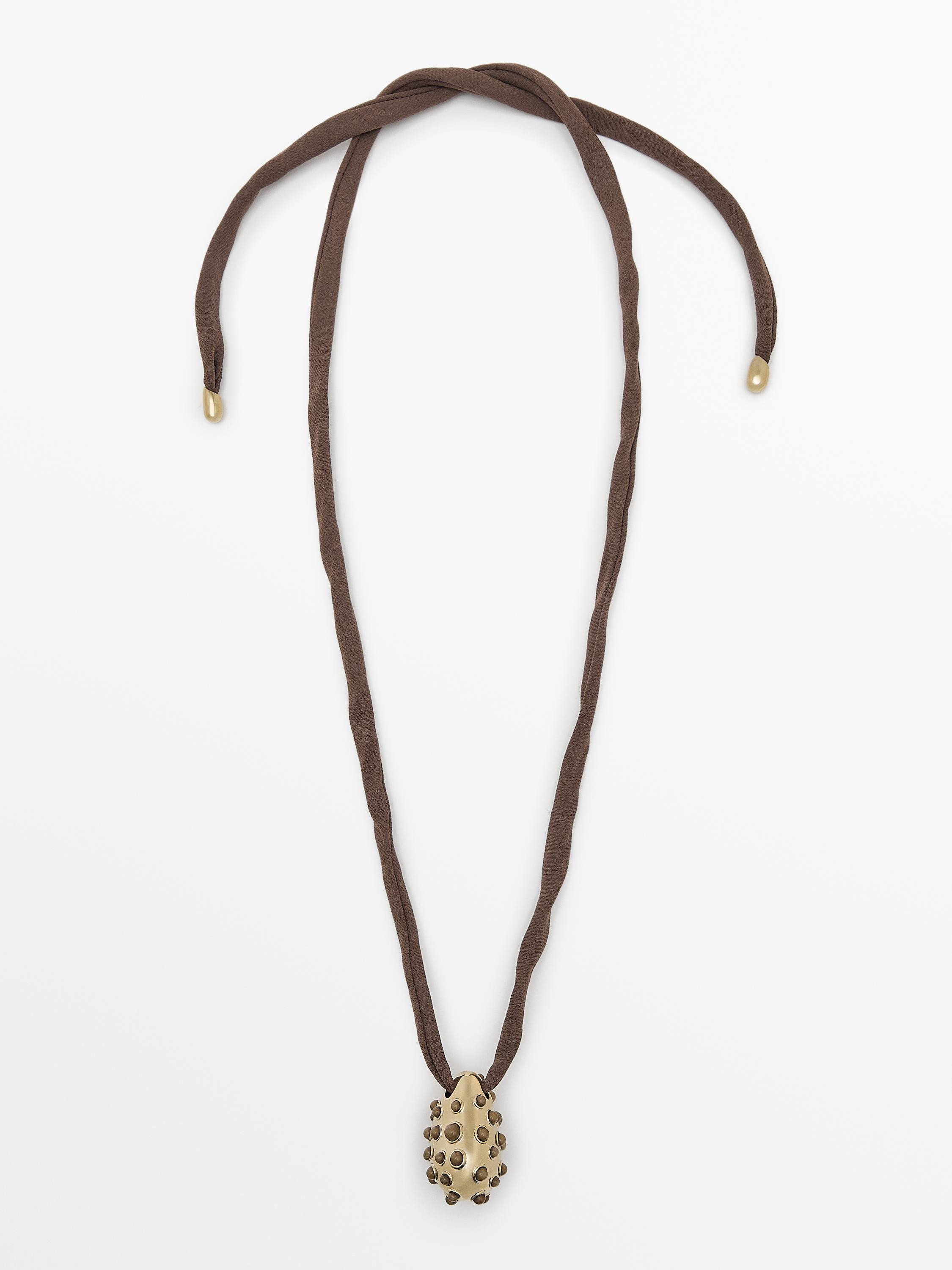 Droplet stone pendant - Limited Edition | Massimo Dutti US