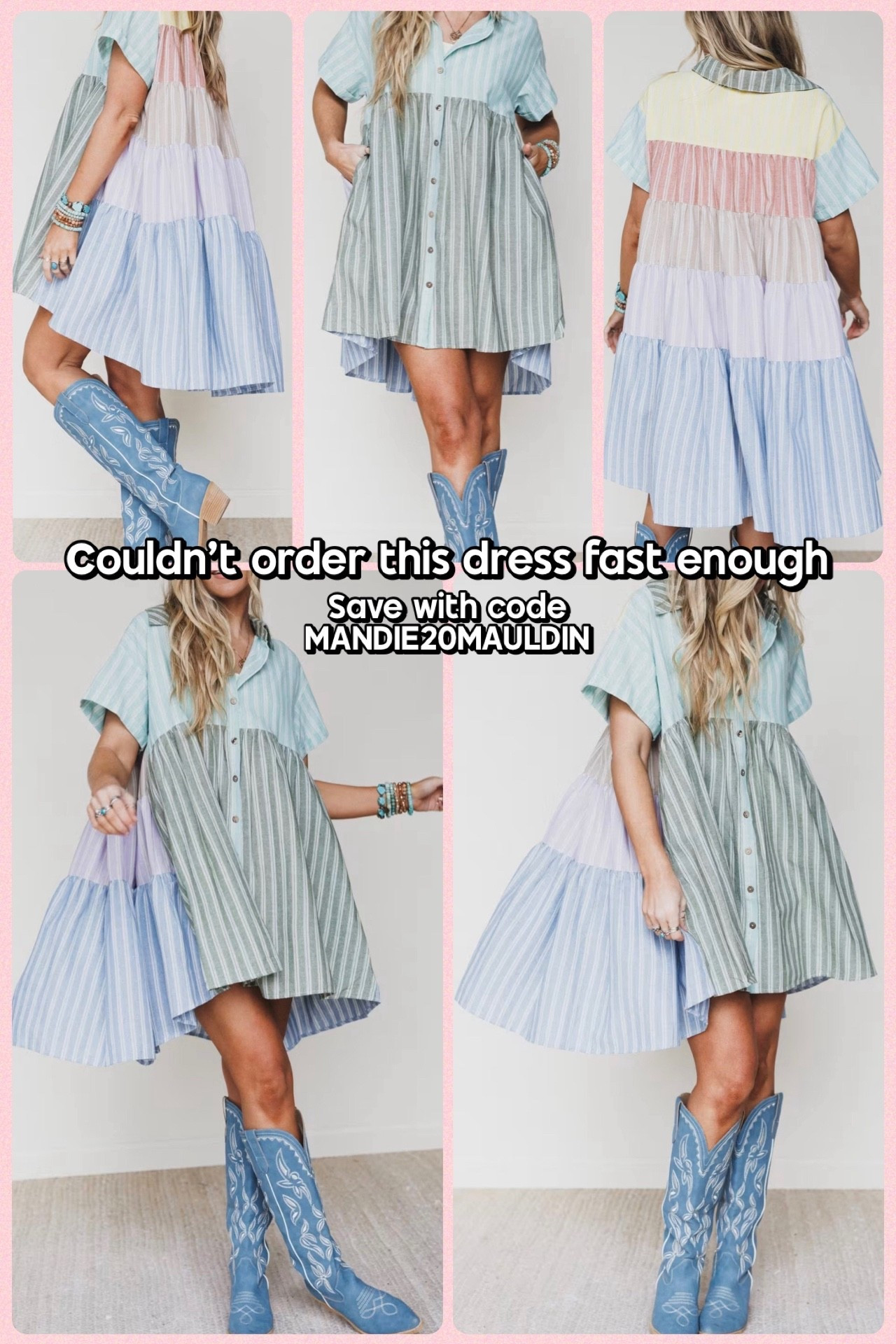 The CUTEST dress! Save with code MANDIE20MAULDIN. 
Would be so pretty for Easter! This one won’t last long! 

#LTKOver40 #LTKSeasonal #LTKspring