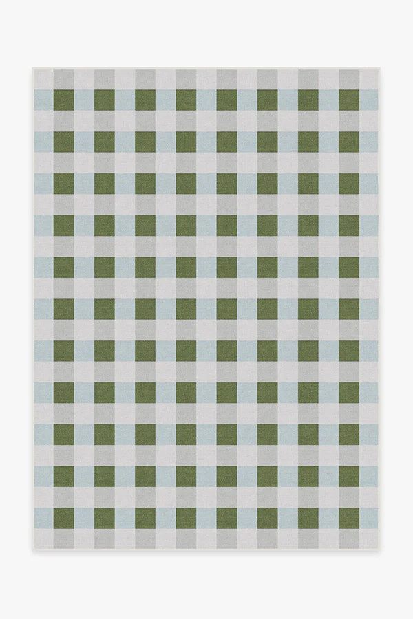 The Home Edit Sutton Moss Green & Blue Rug | Ruggable | Ruggable