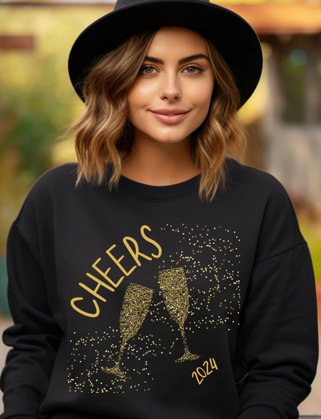 Cheers Sweatshirt New Years Hoodie Cheers 2024 NYE Shirt - Etsy | Etsy (US)