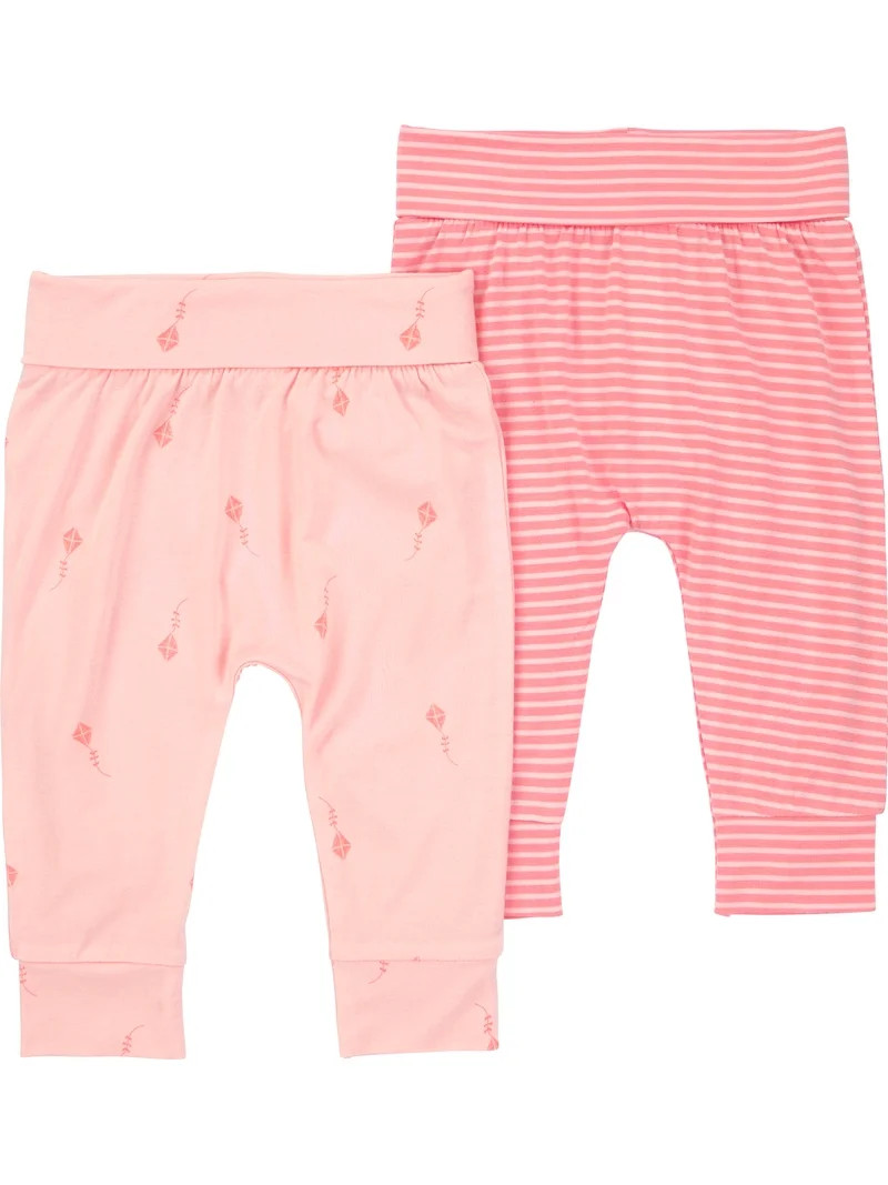 Carter's Child of Mine Baby ComfySoft Pants, 2-Pack, Sizes Preemie-18 Months | Walmart (US)