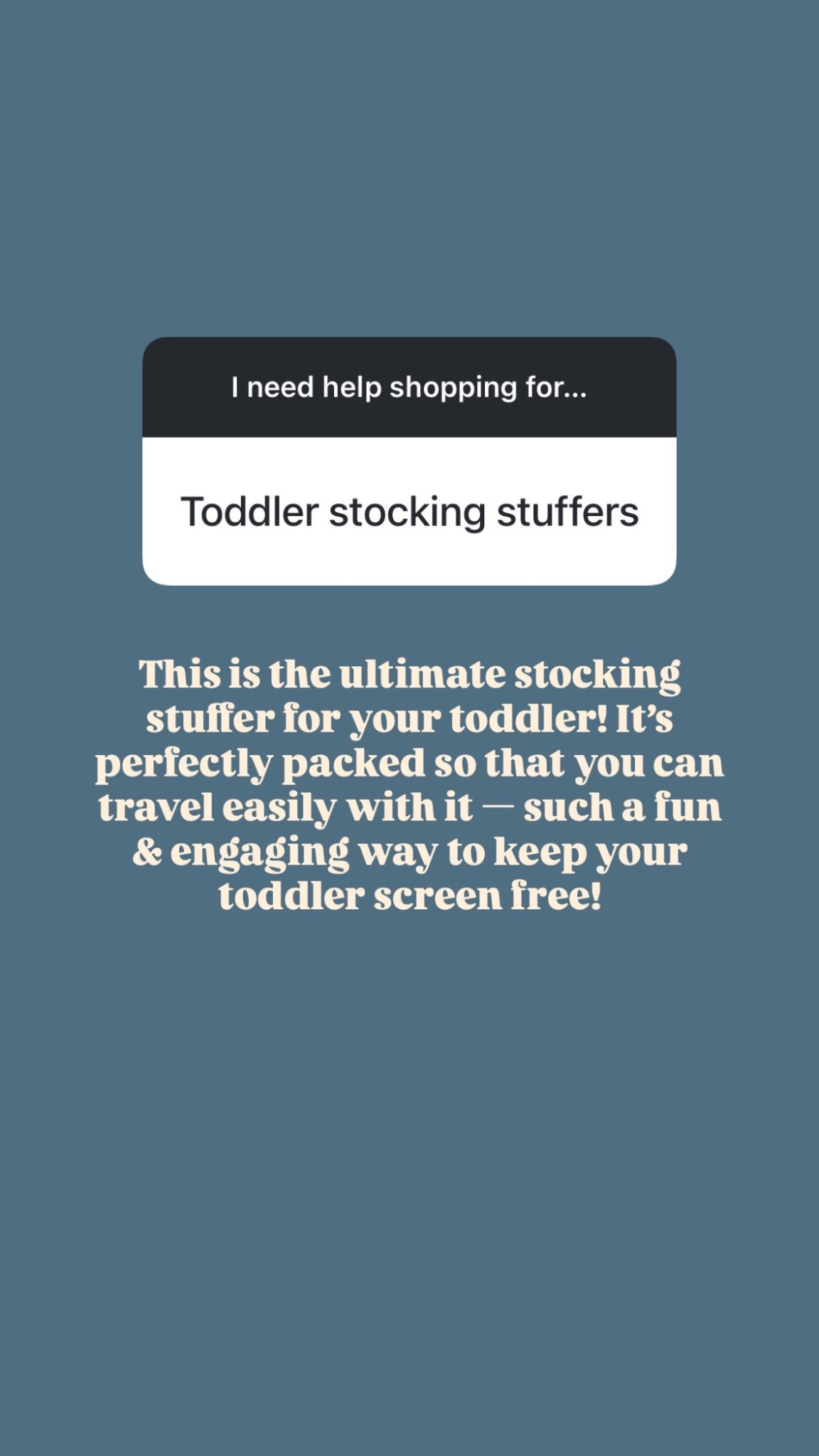 Magnatiles are a huge hit with my girls, and I love how you can order a smaller pack for when you’re traveling! This is a great stocking stuffer!

Loverly Grey, toddler gifts, Magnatiles, toddler stocking stuffers 

#LTKGiftGuide #LTKKids