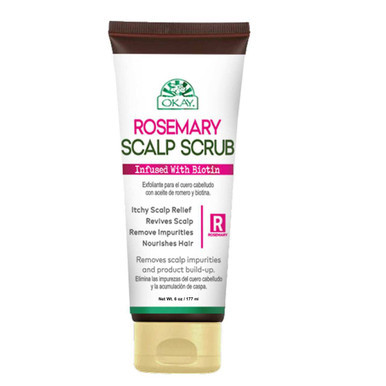 OKAY Rosemary Scalp Scrub - 6 oz / 177 ml | OKAY Pure Naturals