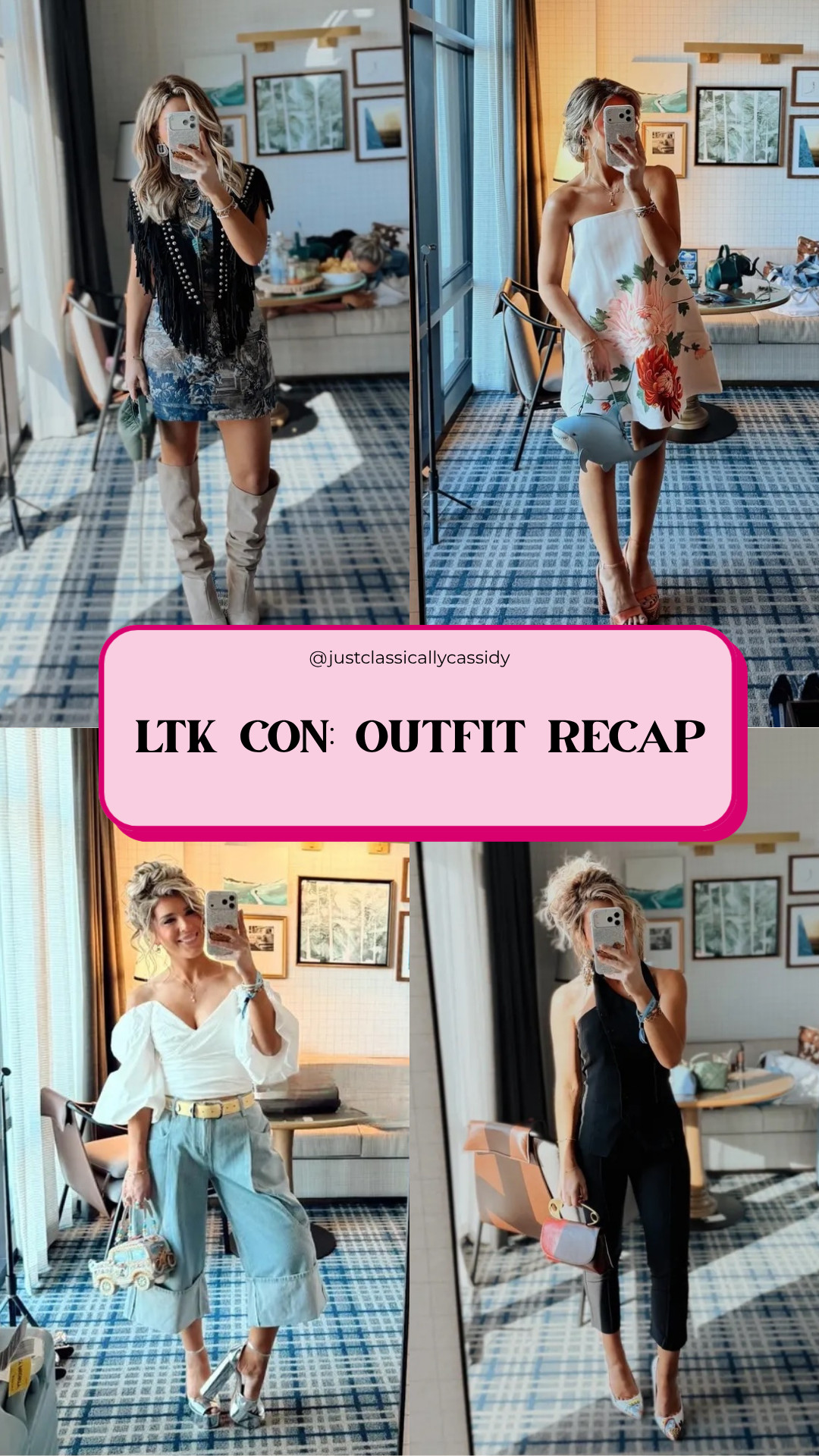 What I was wearing during LTK Con!! Had the best time🥰





LTK Con outfits, outfit recap, event outfits, statement outfits, colorful outfits, denim outfit, western outfit, dress outfit, fashion inspiration, outfit ideas, fall fashion, LTK Con, events, conference, workwear, ootd, ootn, justclassicallycassidy 

 #LTKdayinmylife #LTKootd #LTKSeasonal