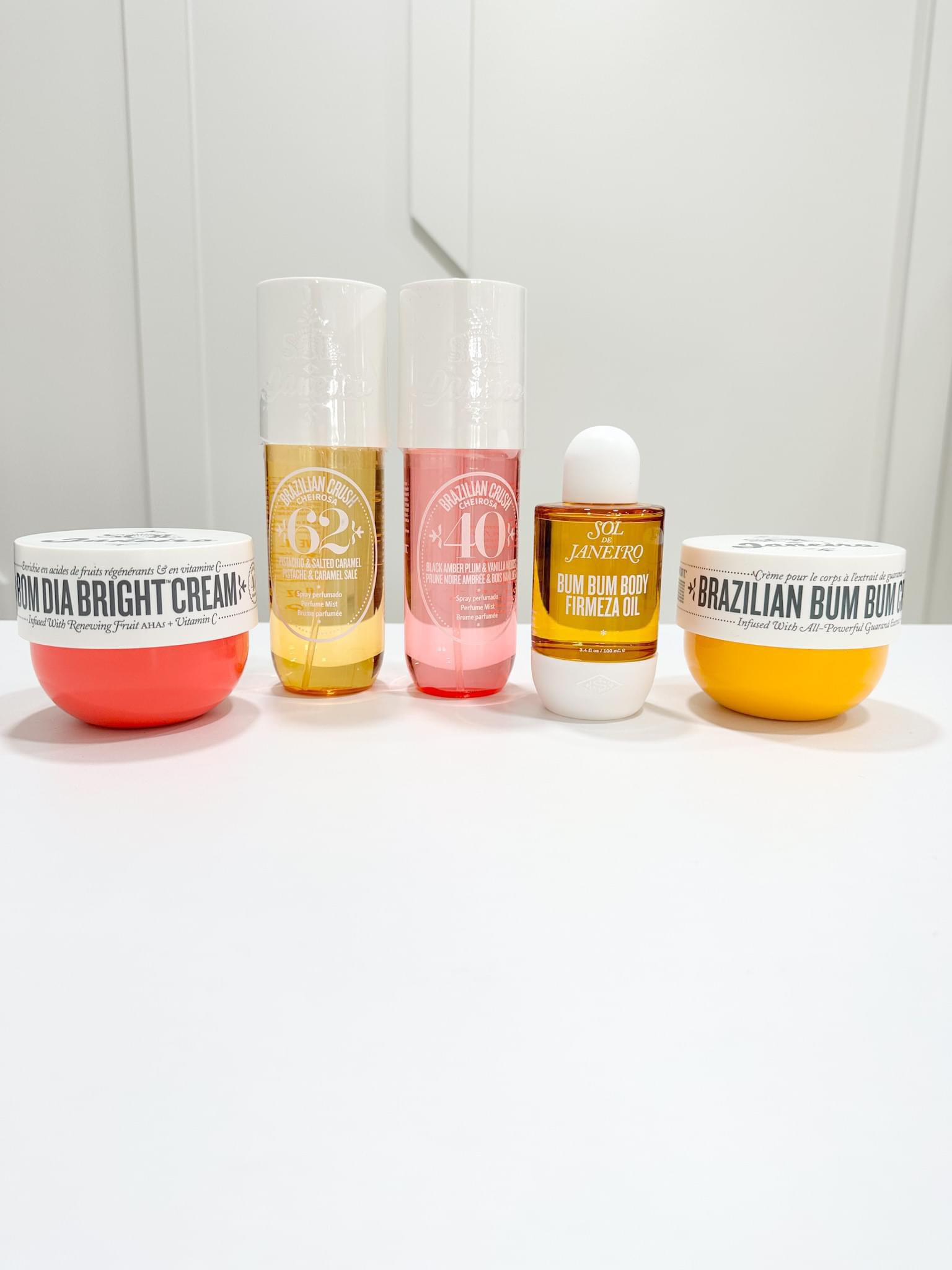 These perfumes are so nice the smell so good and lasts all day! 
Fashionablylatemom 
Sol de Janeiro 
Amazon finds 
#62 perfume 
Gift idea 

#LTKGiftGuide