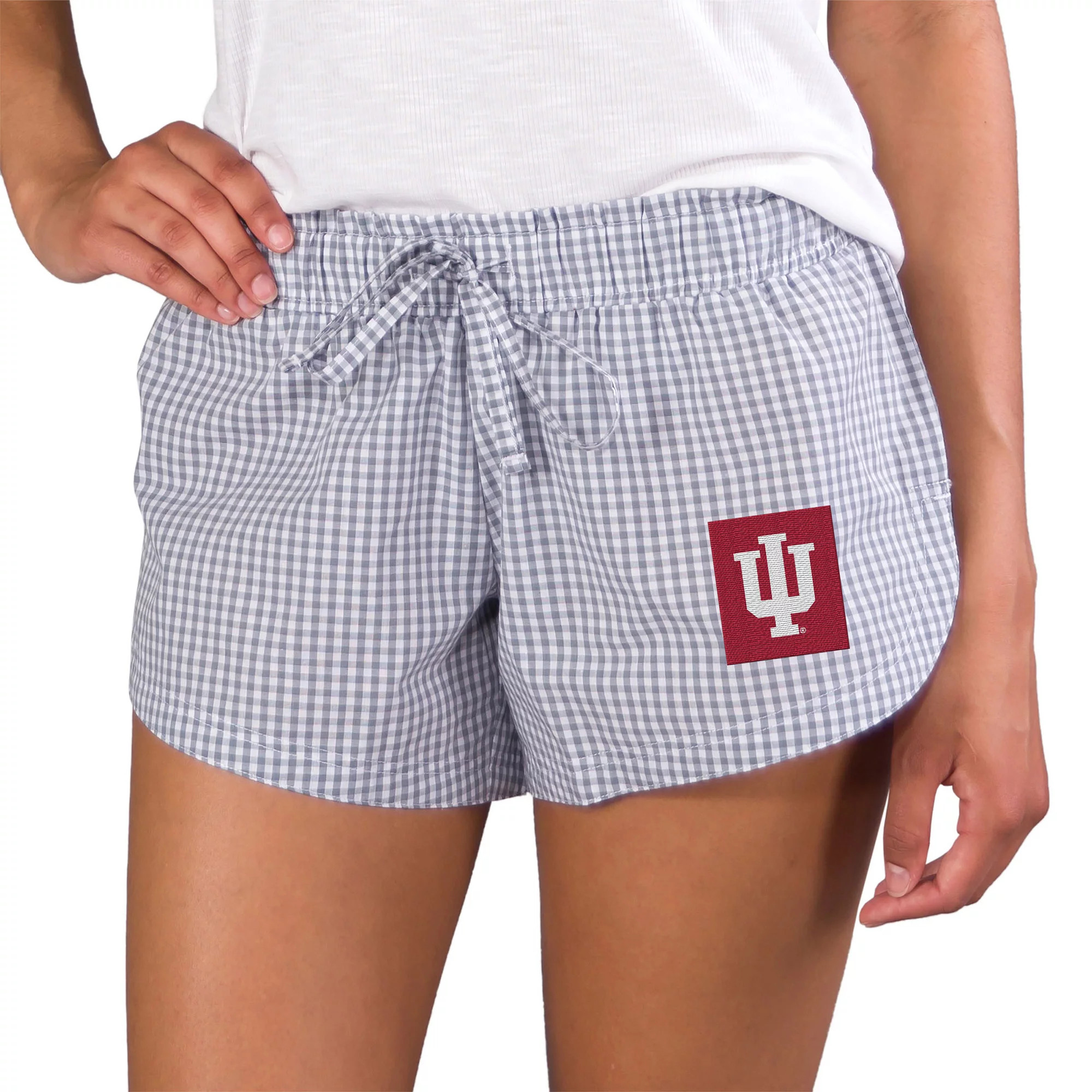 Concepts Sport Women's Indiana Hoosiers Grey Tradition Shorts, Large, Gray | DICK'S Sporting Goods