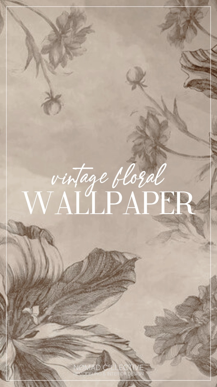 My love-hate relationship with wallpaper is real, and this project demanded a serious level of precision and focus. 

Transforming a room with a bold pattern is always a labor of love, but the stunning final reveal makes all the hard work completely worth it.

While this exact "Vintage Floral" mural isn't available to link directly on LTK, I have linked comparable floral patterns that offer a similar aesthetic.

#LTKHome