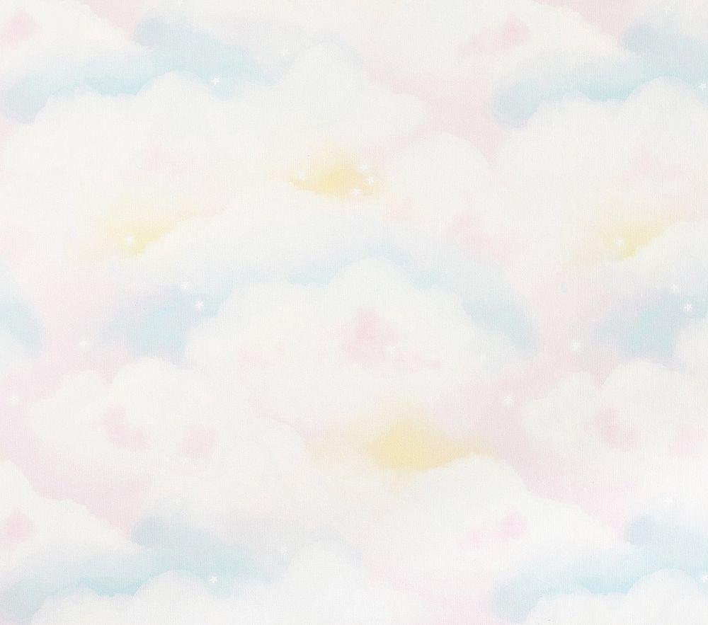 Rainbow Clouds Wallpaper Sample | Pottery Barn Kids