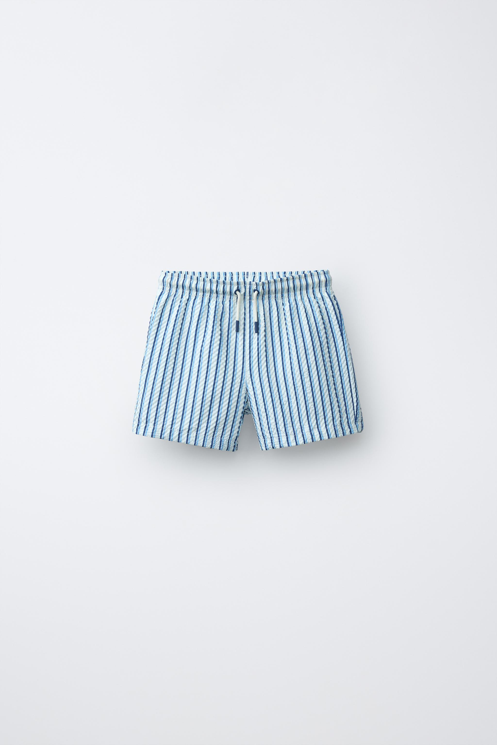 2-6 YEARS/ STRIPED SWIM SHORTS | Zara UK