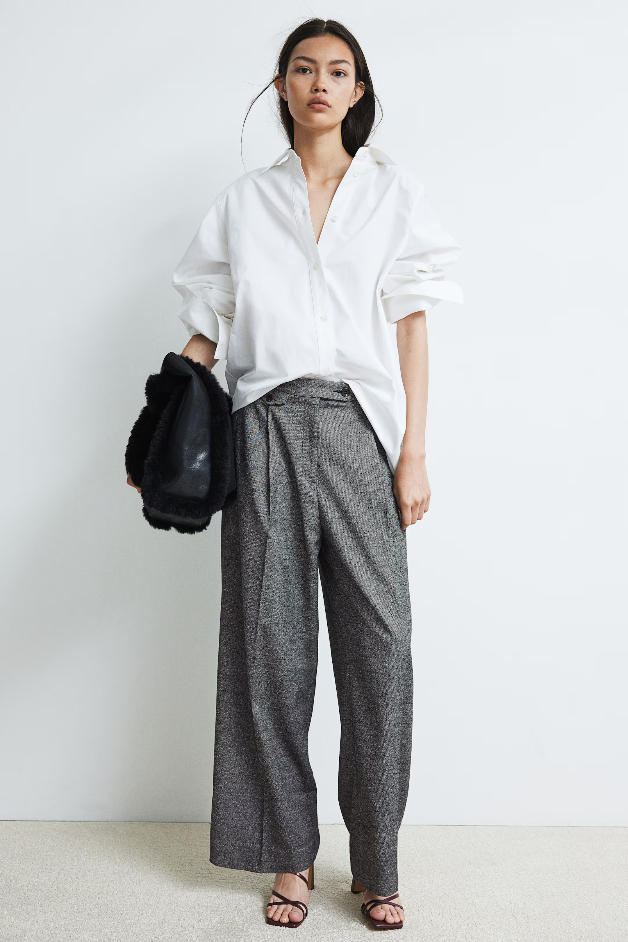 Crease-leg trousers | H&M (UK, MY, IN, SG, PH, TW, HK)