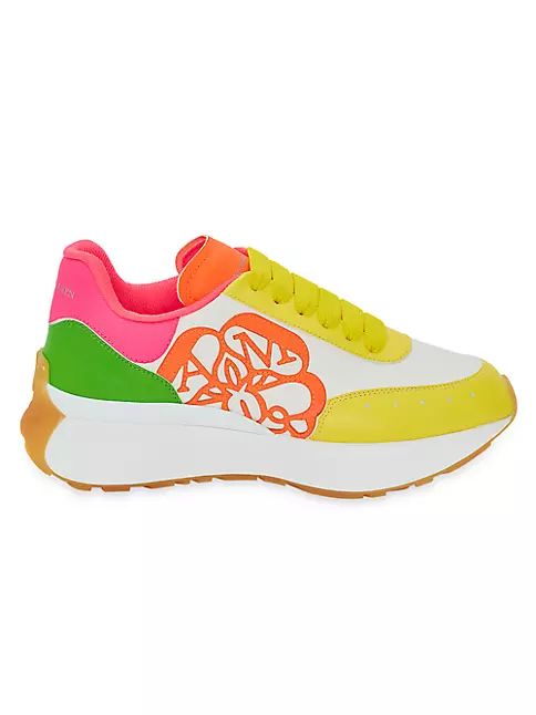 Colorblocked Leather Sneakers | Saks Fifth Avenue