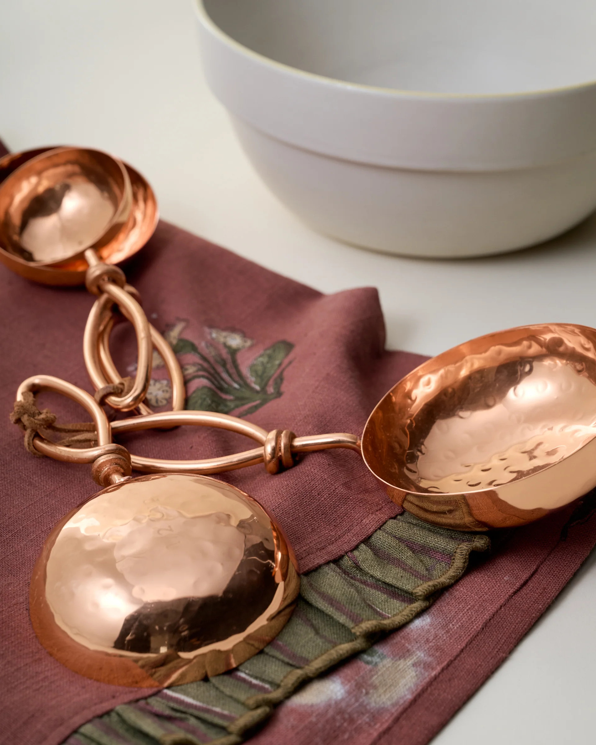 Hammered Copper Measuring Cups | Magnolia