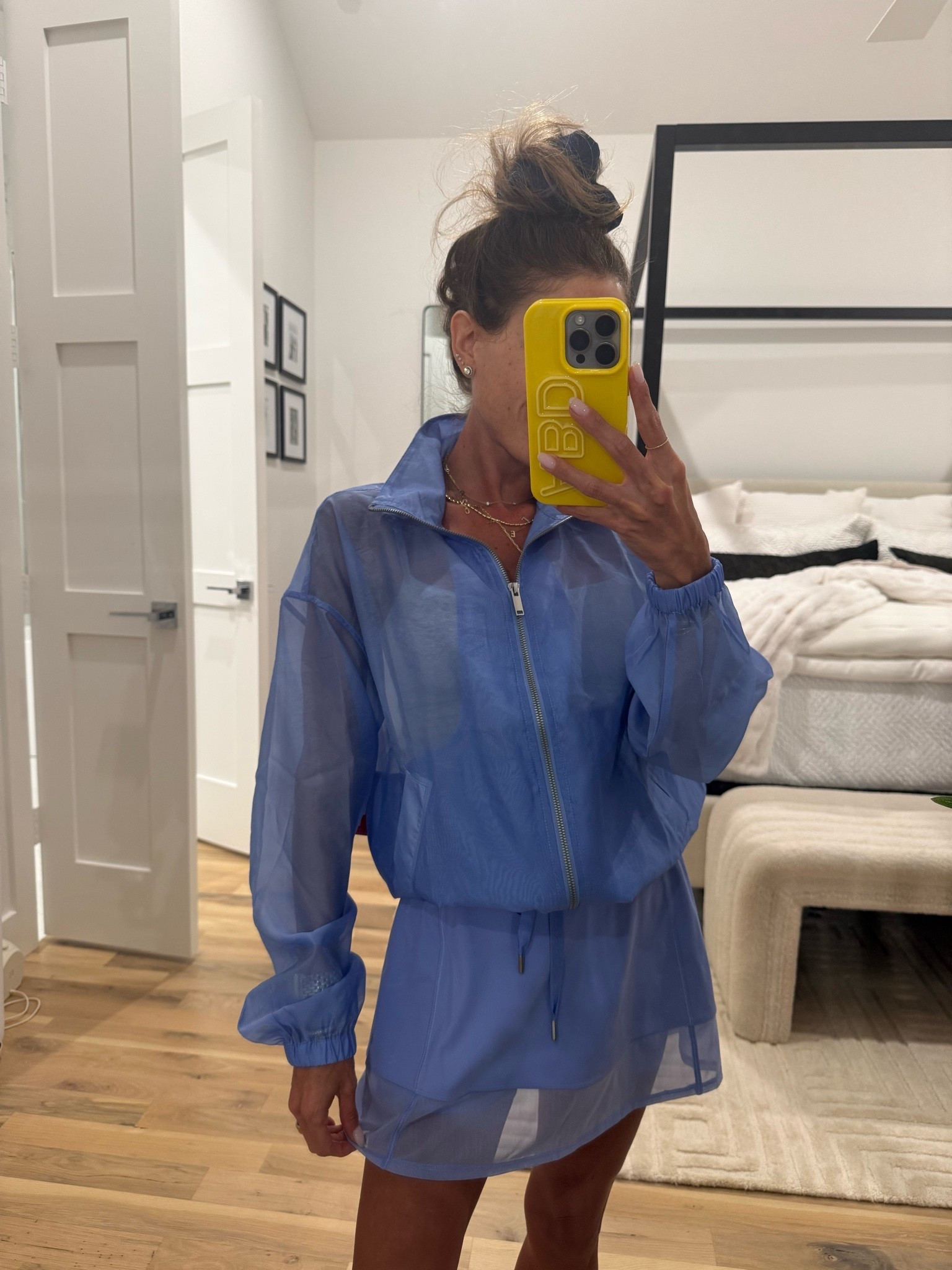 The cutest matching skirt and mesh matching jacket wearing xs

#LTKActive #LTKPetite