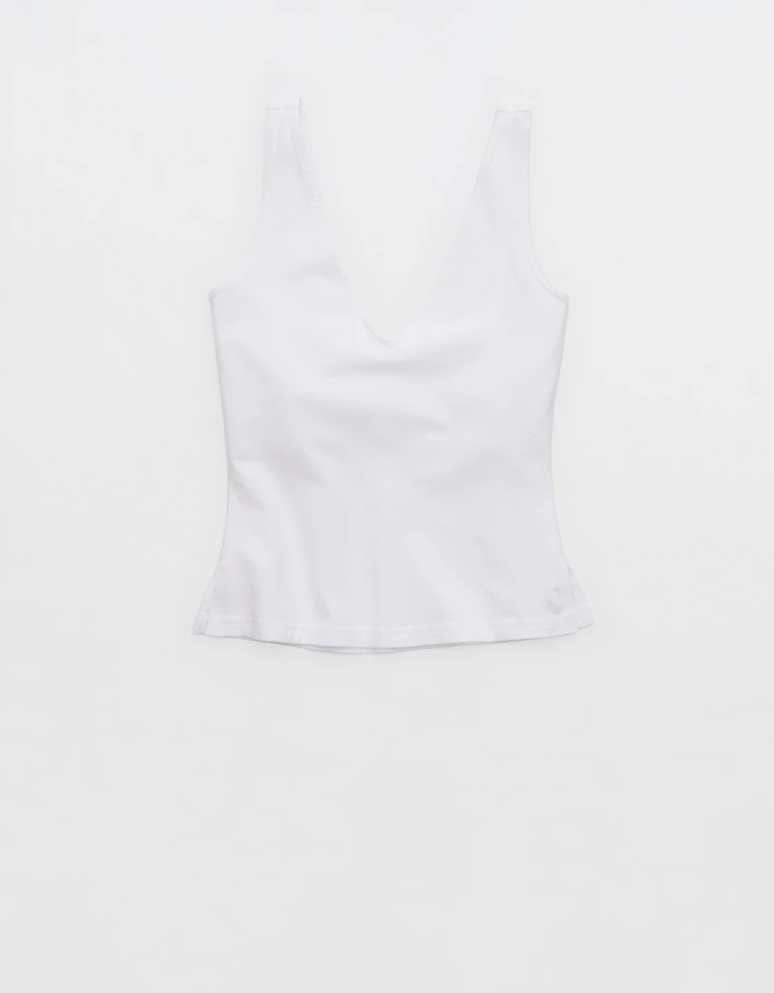 Aerie Double V-Neck Braless Tank Top | Aerie