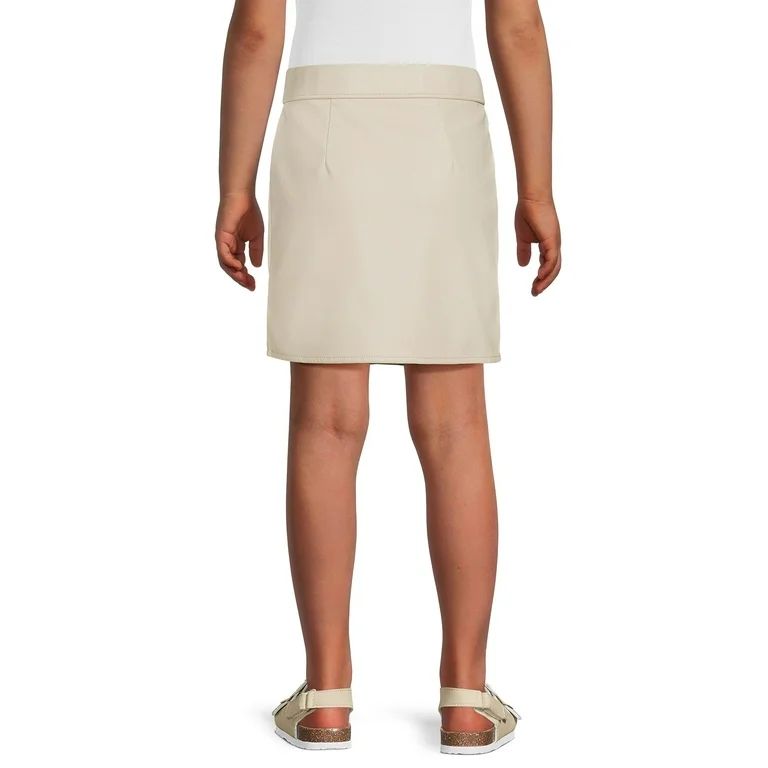 Wonder Nation Girls Pleather Skirt, Sizes 4-18 & Plus | Walmart (US)
