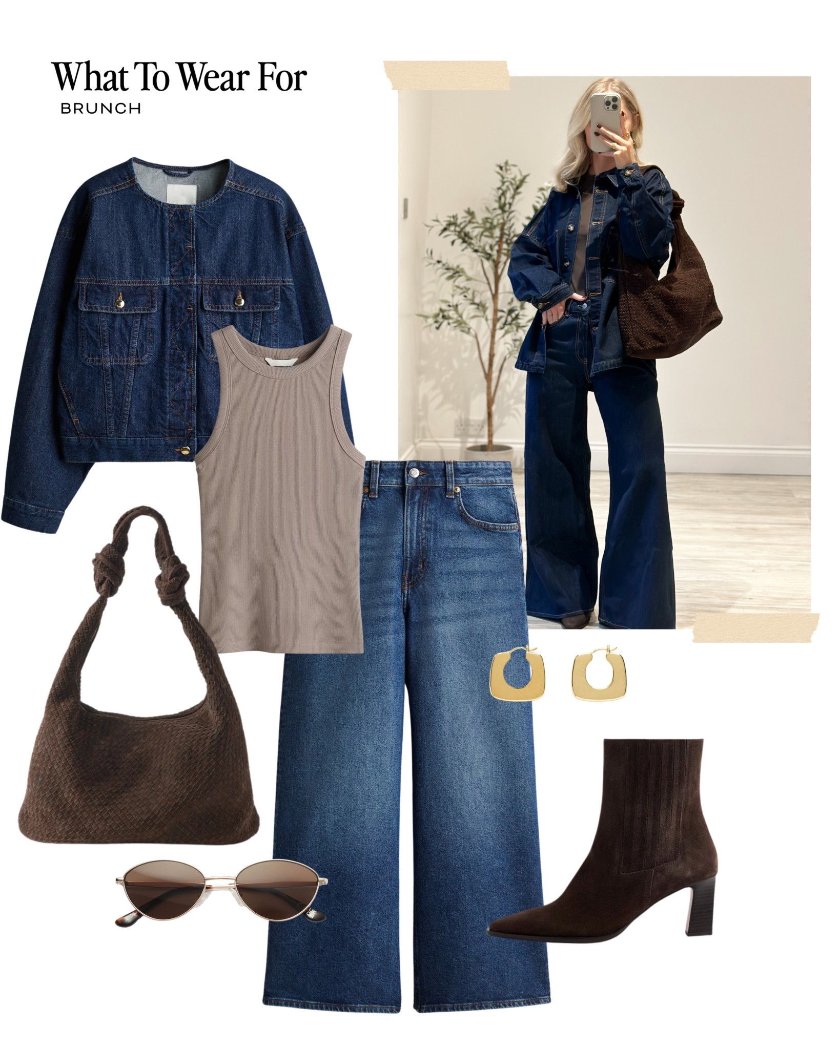 Spring outfit inspo 

Double denim / matching set / co-ords / suede bag / denim shirt / wide leg jeans / mint velvet / heeled boots 

#LTKspring #LTKuk #LTKstyletip