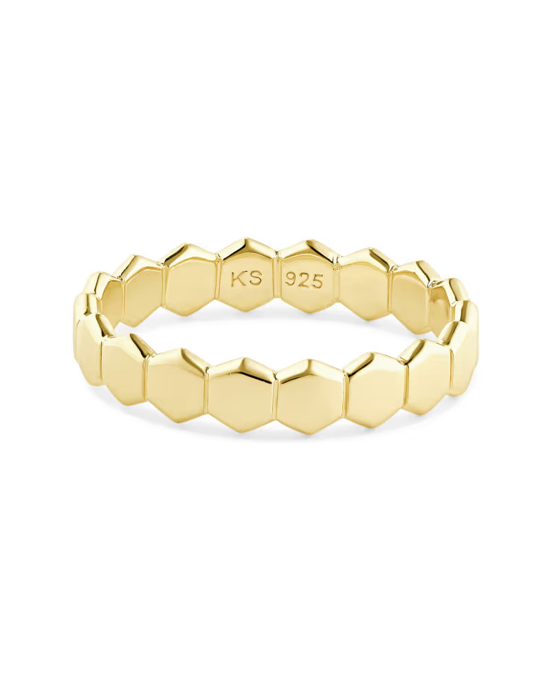 Davis Band Ring in 18k Yellow Gold Vermeil | Kendra Scott