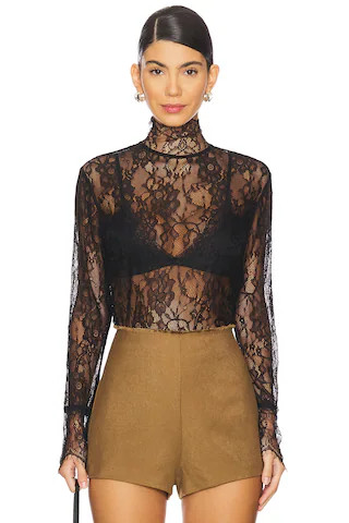 NONchalant Label Mary Lace Top in Black from Revolve.com | Revolve Clothing (Global)