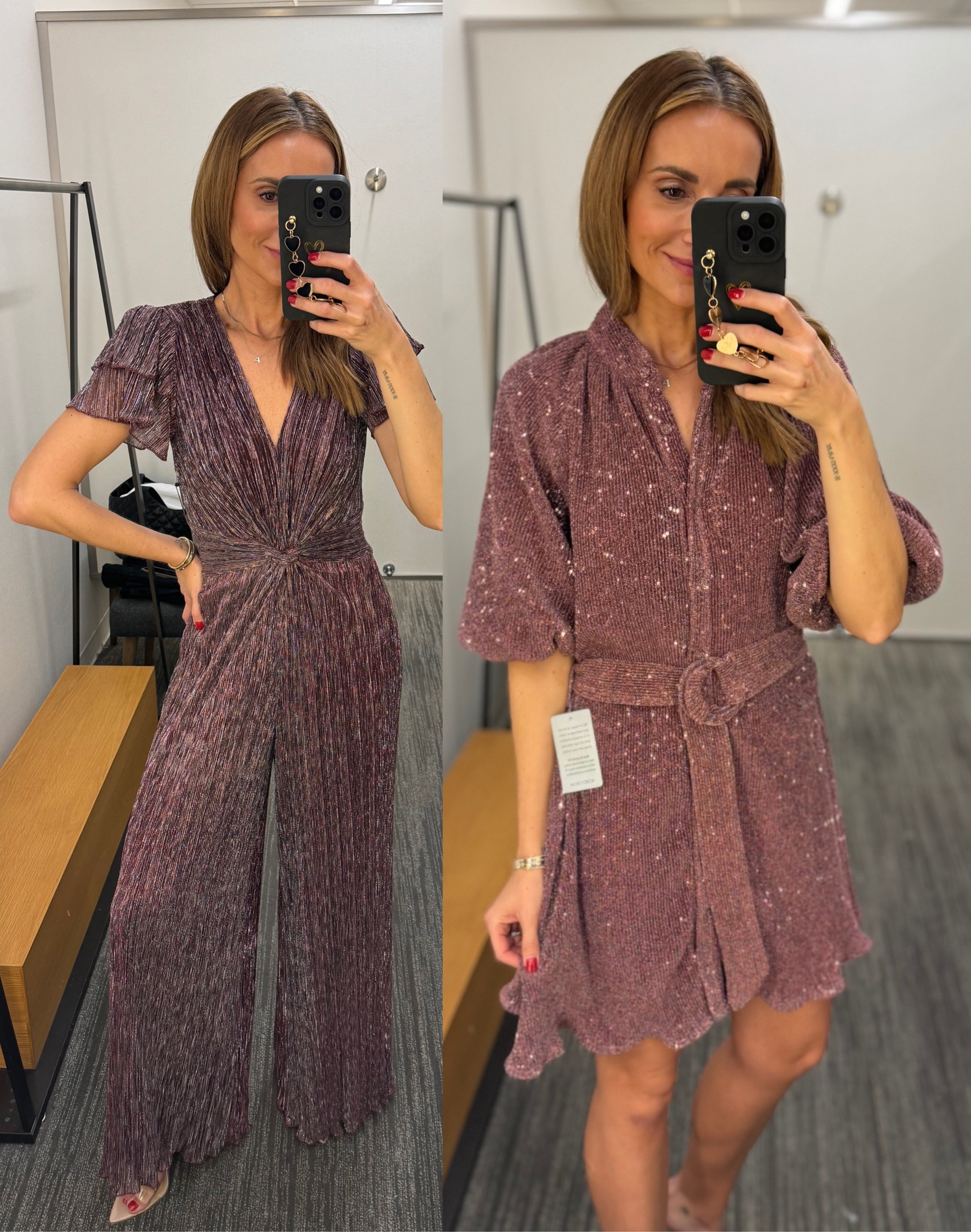 Holiday party dresses. I’m wearing 6 in jumpsuit and s in dress available at @nordstrom #nordstrompartner #nordstrom

#LTKHoliday #LTKstyletip #LTKover40